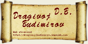 Dragivoj Budimirov vizit kartica